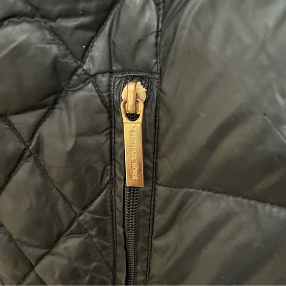 Michael Michael Kors Black Packable Down Jacket Size Large - Picture 6 of 10